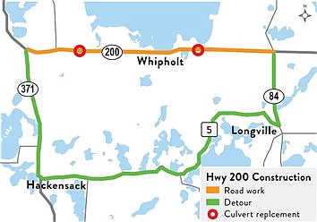 Hwy. 200 detour goes into effect July 26