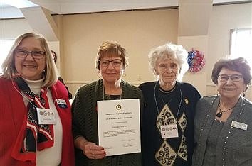 Post 202 Auxiliary recognized