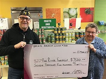 Backus Legion supports Foodshare Month