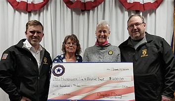 Unit 202 Auxiliary donates to Fire Department 