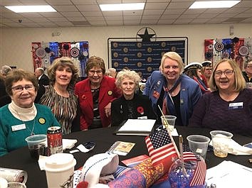 Post 202 Auxiliary attends membership rally 