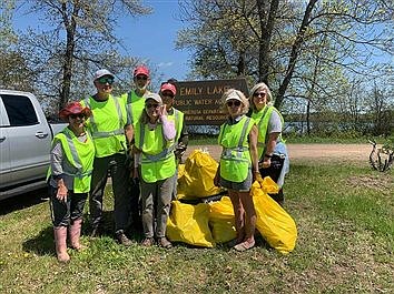 Lakers Lions ditch cleanup
