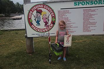 July 19 Hackensack Children’s Fishing Contest Results