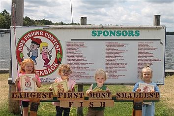 Aug. 16 Hackensack Children’s Fishing Contest Results