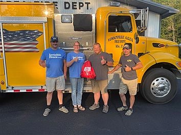 LFD Receives Pet Respiration Mask Kit