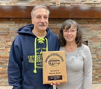 Tom and Kathy Marnik awarded MN Resorters of the Year